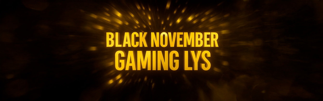 black november gaming lys 2025