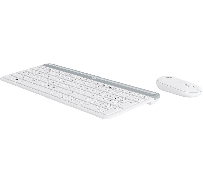 LOGITECH Slim Wireless Keyboard and Mouse Combo MK470 - OFFWHITE - NORDIC Logitech