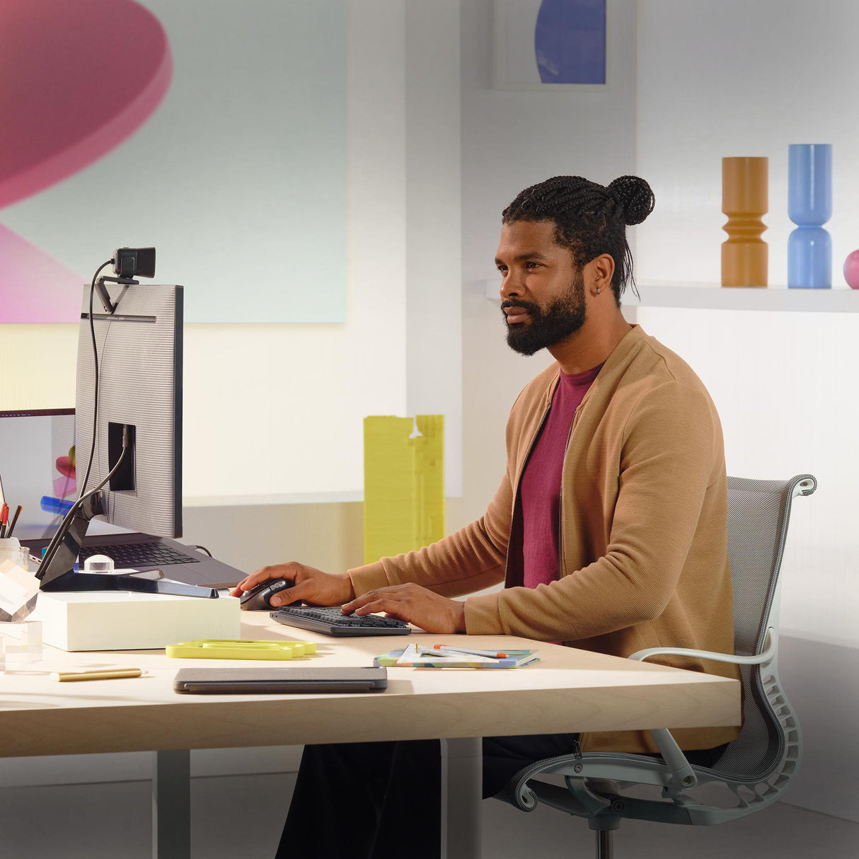 Logitech - MX Master 3S Til Mac Performance Trådløs Mus - SPACE GREY