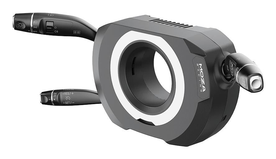 MOZA Multi-function Stalk for Truck (Levers) - 28 programmable buttons, Auto-cancelling turn signals