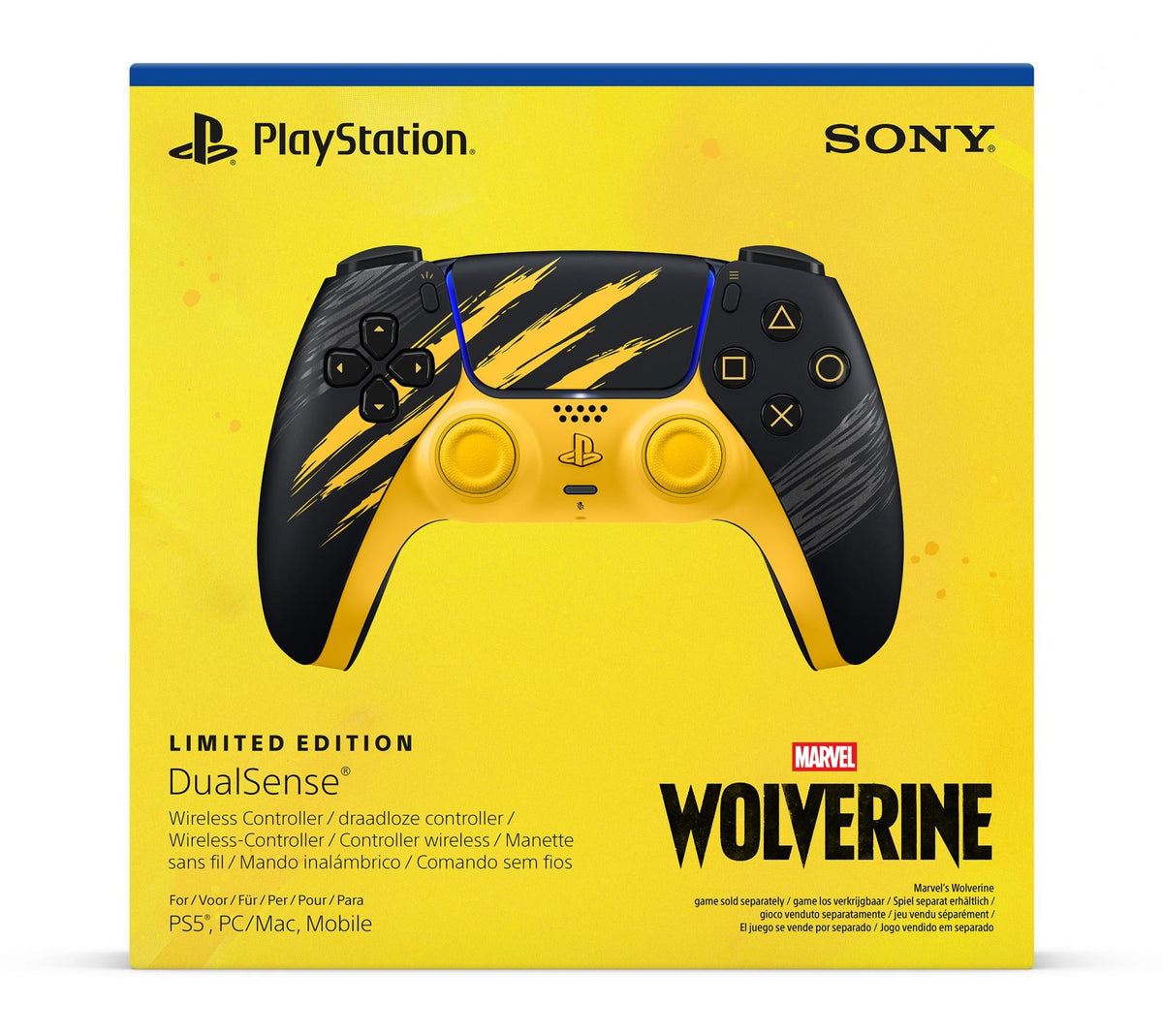 Sony DualSense-controller til PS5 – (Wolverine Yellow) – produktdetalje 7