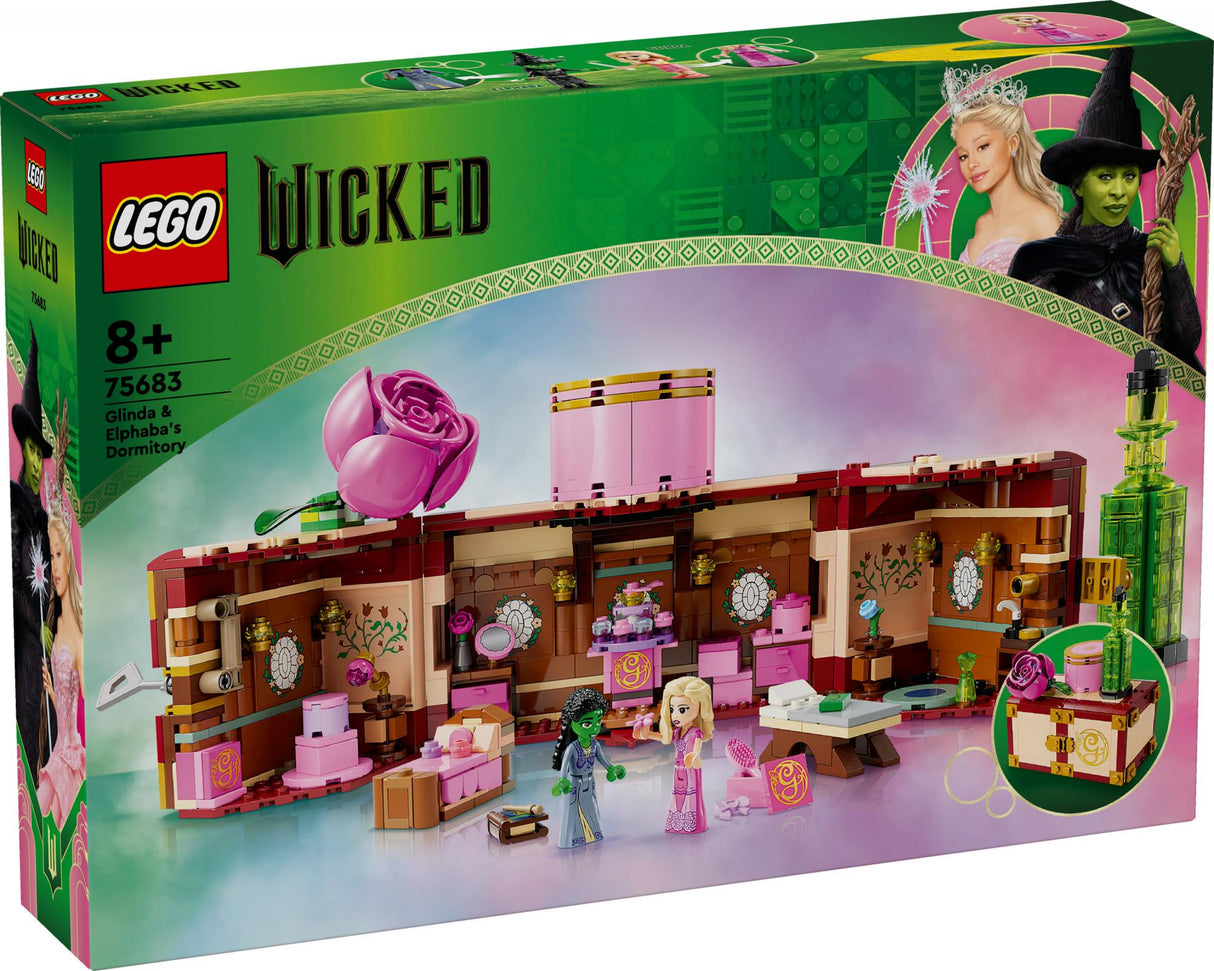 LEGO 75683 Wicked Glinda and Elphaba's Dormitory, construction toy LEGO