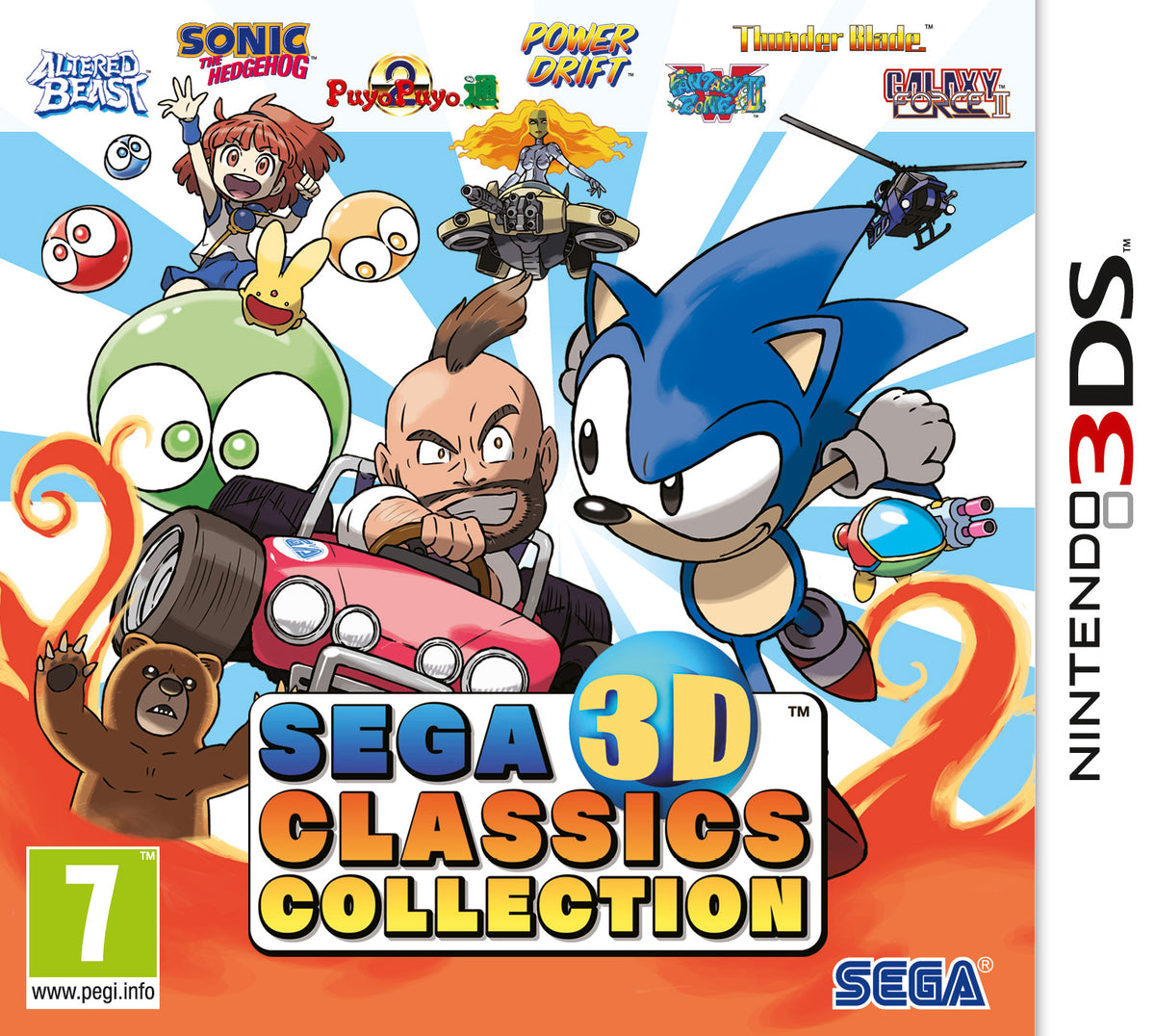 SEGA 3D Classics Collection Nintendo 3DS – 3DS-omslag