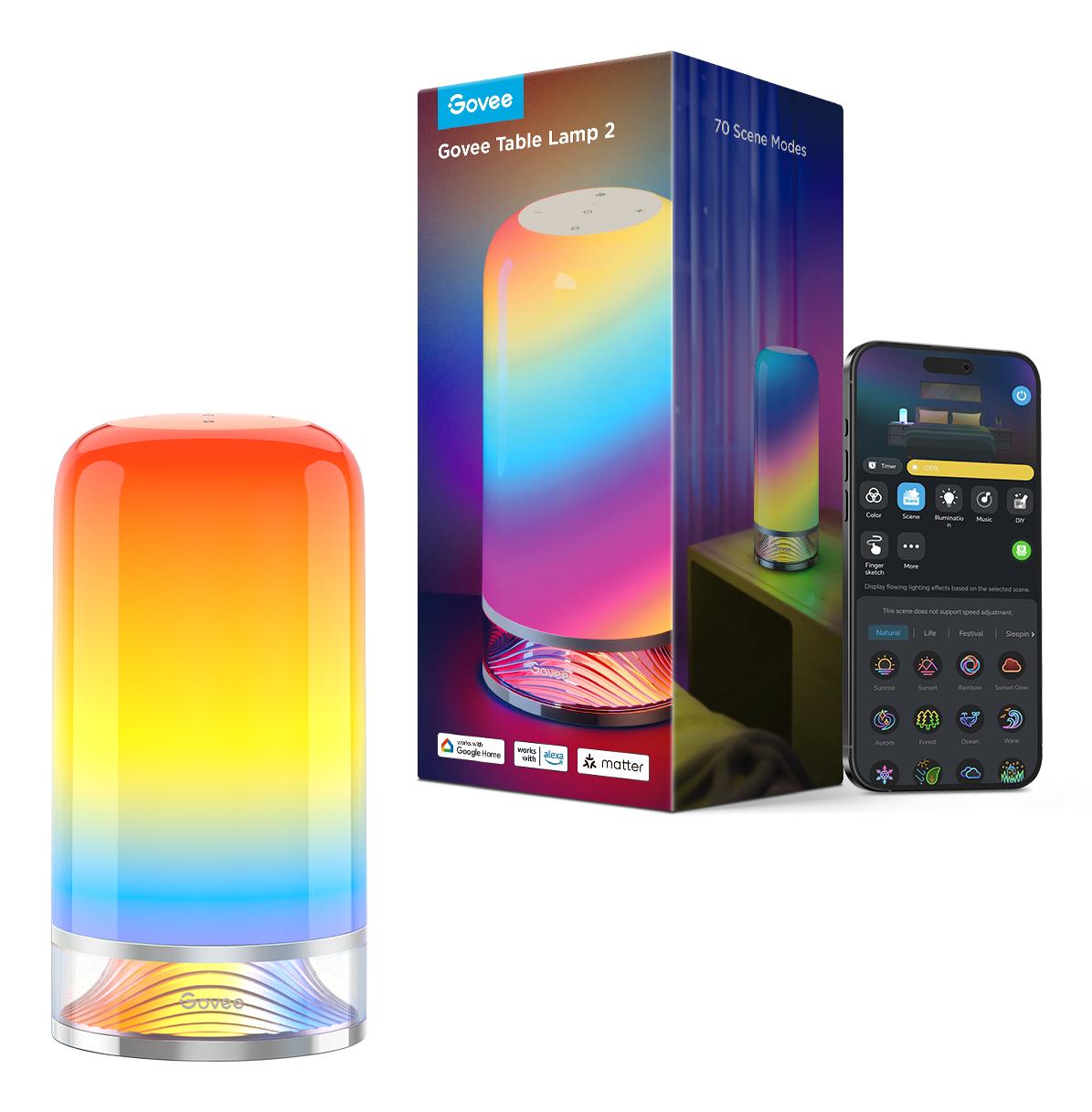 Govee - RGBICWW Table Lamp – Illuminate Your Space with Colorful Ambiance Govee
