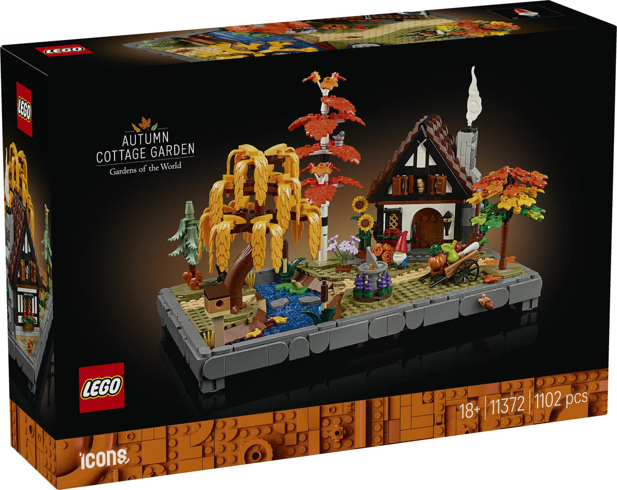 LEGO - Icons - Autumn Cottage Garden (11372). LEGO