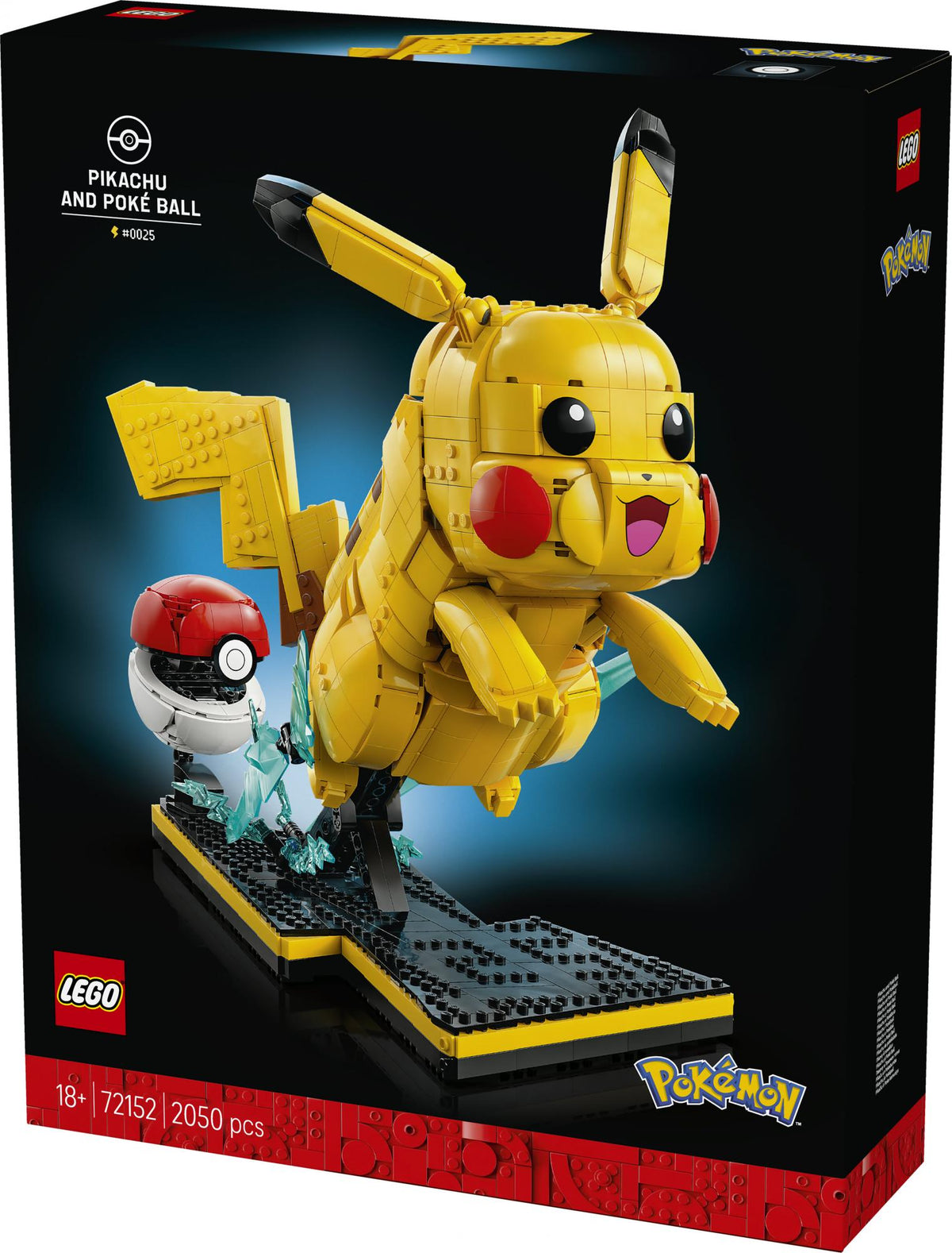 LEGO 72152 Pokémon Pikachu and Poké Ball LEGO