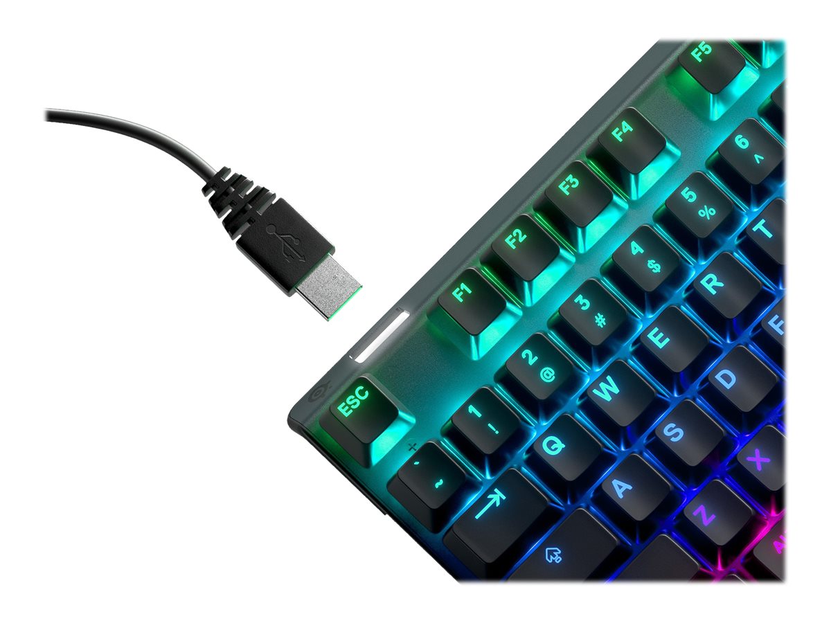 SteelSeries Apex Pro Tastatur, mechanisches RGB-Kabel