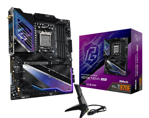 ASRock X870E NOVA WIFI bundkort - produktbillede 1