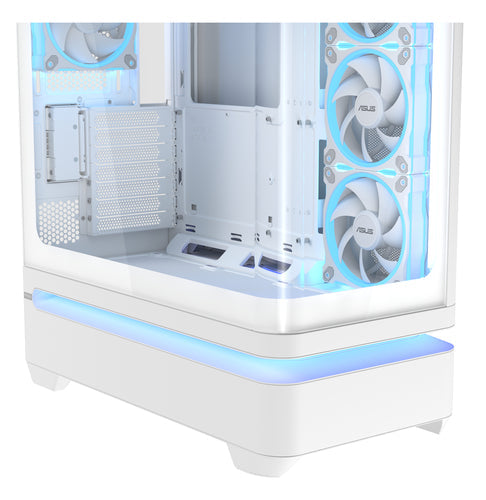 ASUS PRIME AP304 TG ARGB WHITE – nærbillede af produktets detaljer (vinkel 2)