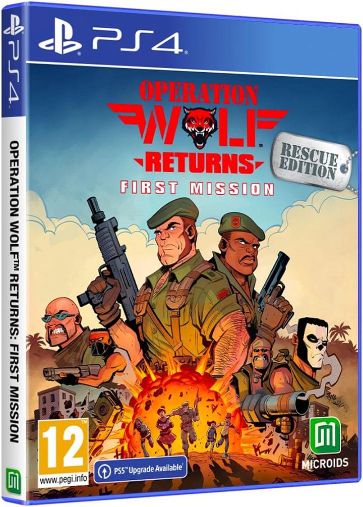 Operation Wolf Returns: First Mission – PlayStation 4 – spilomslag