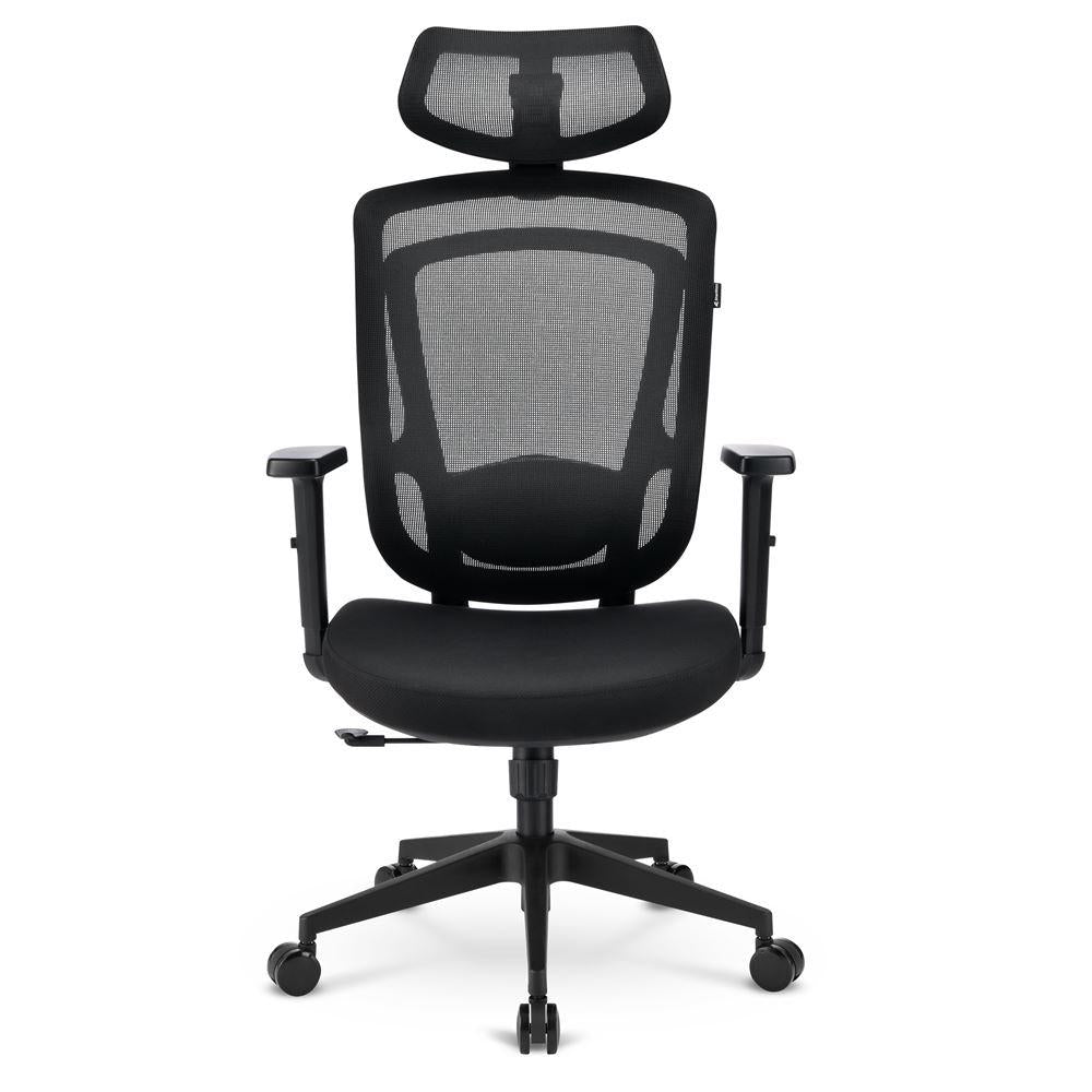 Sharkoon OfficePal C10 Black Mesh Back 3D Headrest 3D Lumbar Support Class 4 110kg Ergonomic Office Chair Sharkoon