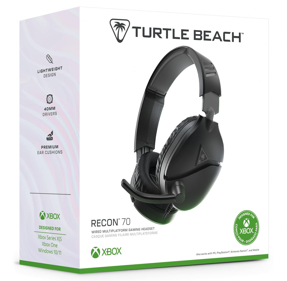 Turtle Beach Ear Force Recon 70X Black 2024 Turtle Beach