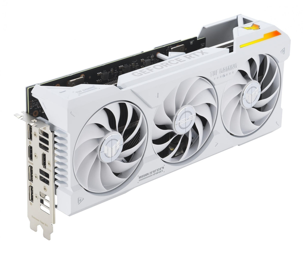 ASUS GeForce RTX 4070 TI SUPER 16GB TUF OC GAMING WHITE EDITION BTF ASUS