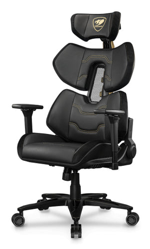 COUGAR Terminator Elite Gold, sort gamingstol – produktdetalje