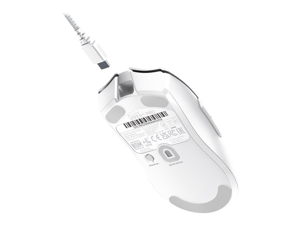 Razer Viper V2 Pro kabelloses Kabel weiß