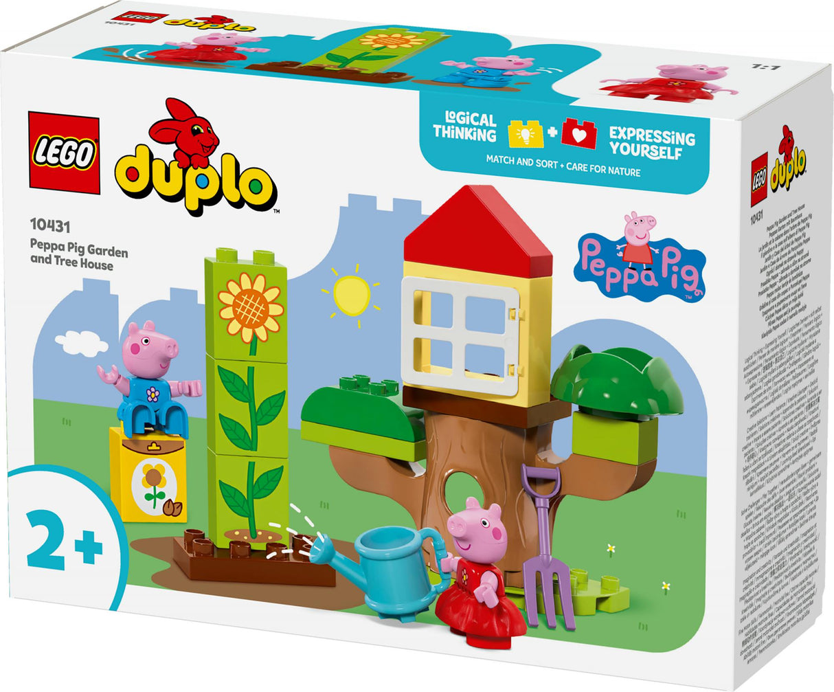 LEGO 10431 DUPLO Peppa's Garden with Tree House, construction toy LEGO