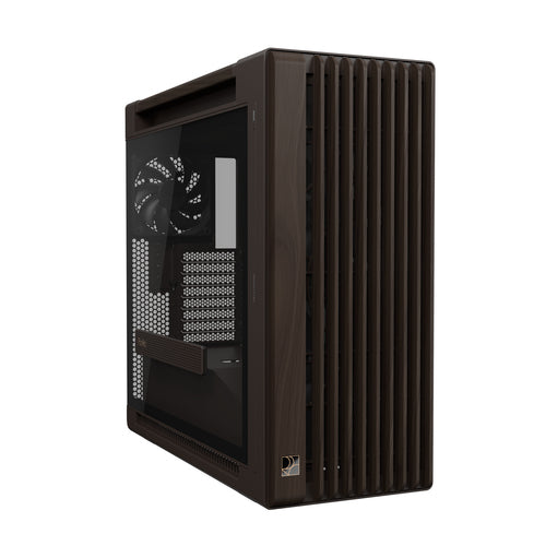 ASUS ProArt PA602 Wood Edition Retro Brown - Tempered Glass Panel – set skråt forfra (vinkel 2)
