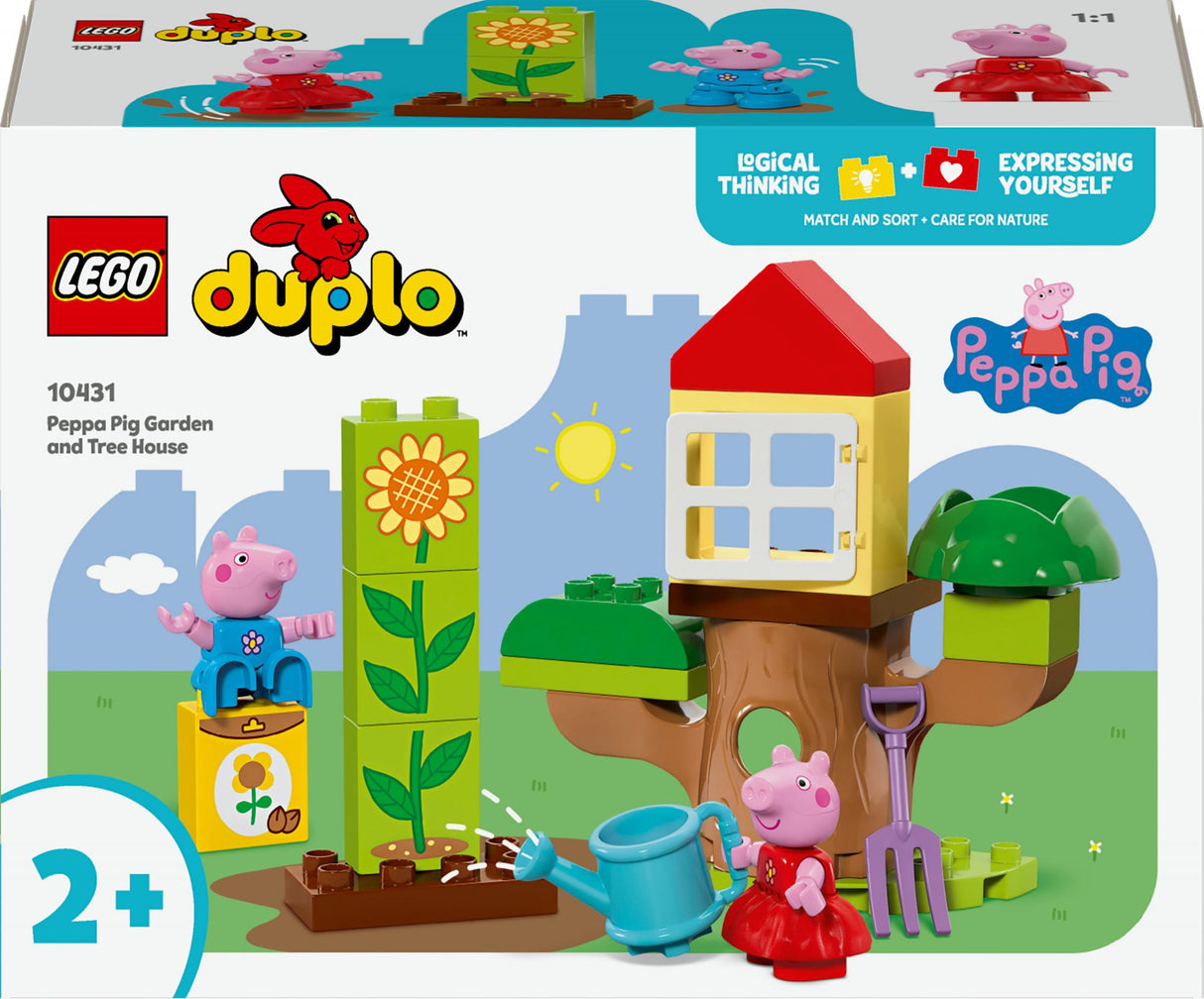 LEGO 10431 DUPLO Peppa's Garden with Tree House, construction toy LEGO