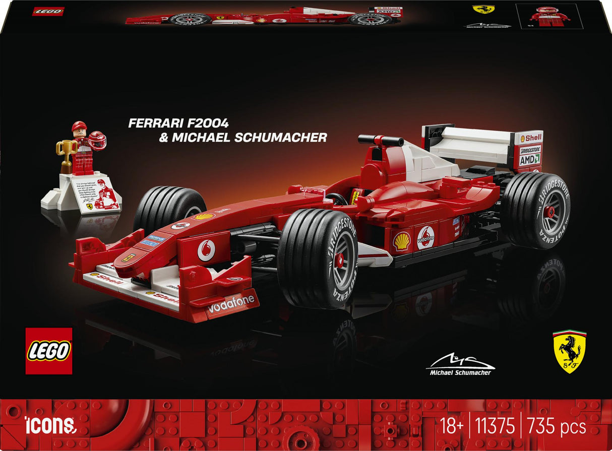 LEGO - Icons - Ferrari F2004 & Michael Schumacher (11375) LEGO
