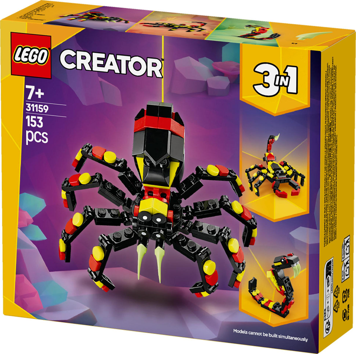 LEGO 31159 Creator 3-in-1 wild animals: surprise spider LEGO