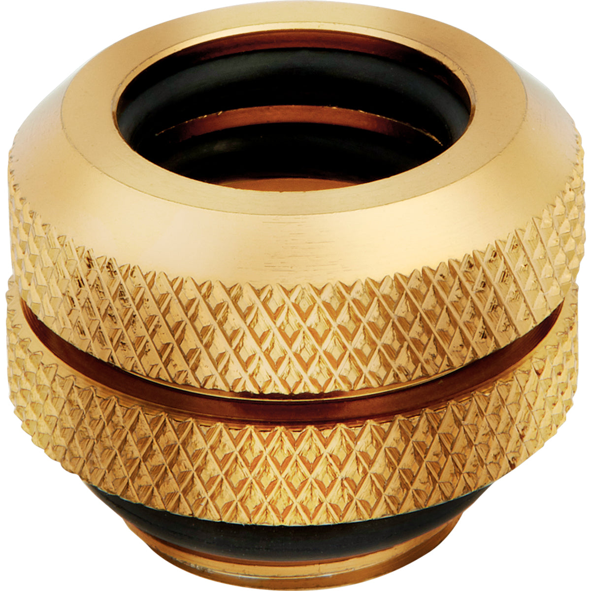 CORSAIR Hydro X Series XF Hardline 12mm OD Fitting Kølevæske system tilpasning 4-pack Guld