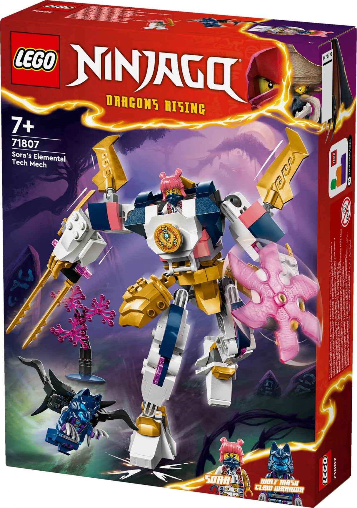 LEGO 71807 Ninjago Sora's Tech Mech LEGO