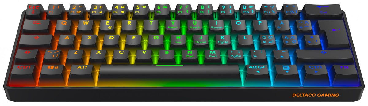 DK470 60% Mechanical Keyboard, Lubed Hot-Swap KTT Switches deltaco_gaming