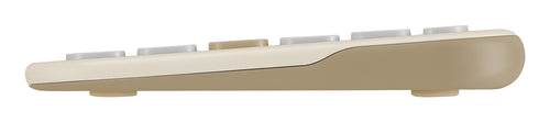 ASUS Marshmallow KW100 beige/grå – set fra siden