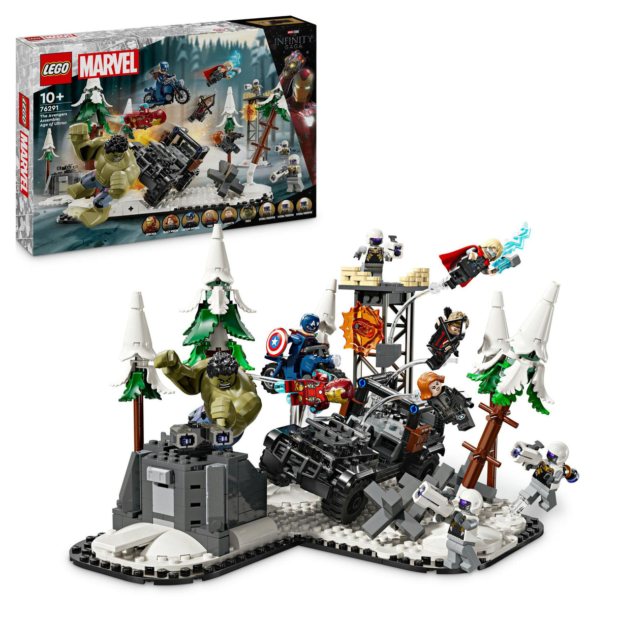 LEGO 76291 Marvel Super Heroes Avengers Assemble: Age of Ultron, construction toy LEGO