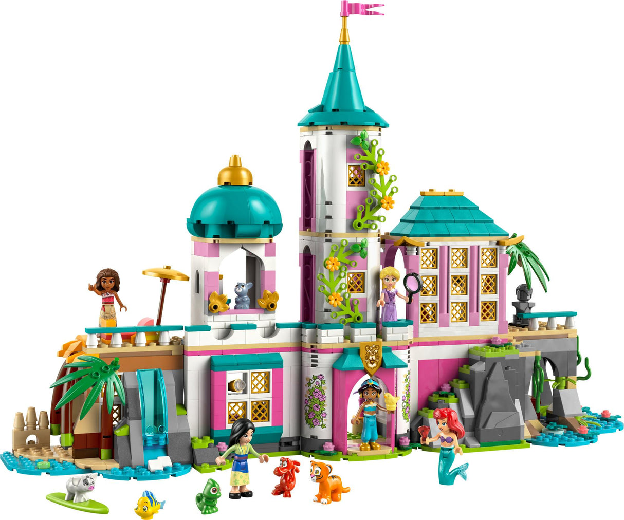 LEGO 43267 Disney Princess Castle with Pets, Construction Toy LEGO
