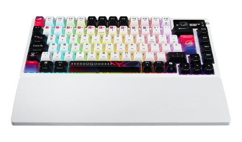 Asus ROG Azoth X – tastatur med tysk DE-layout – Hvid