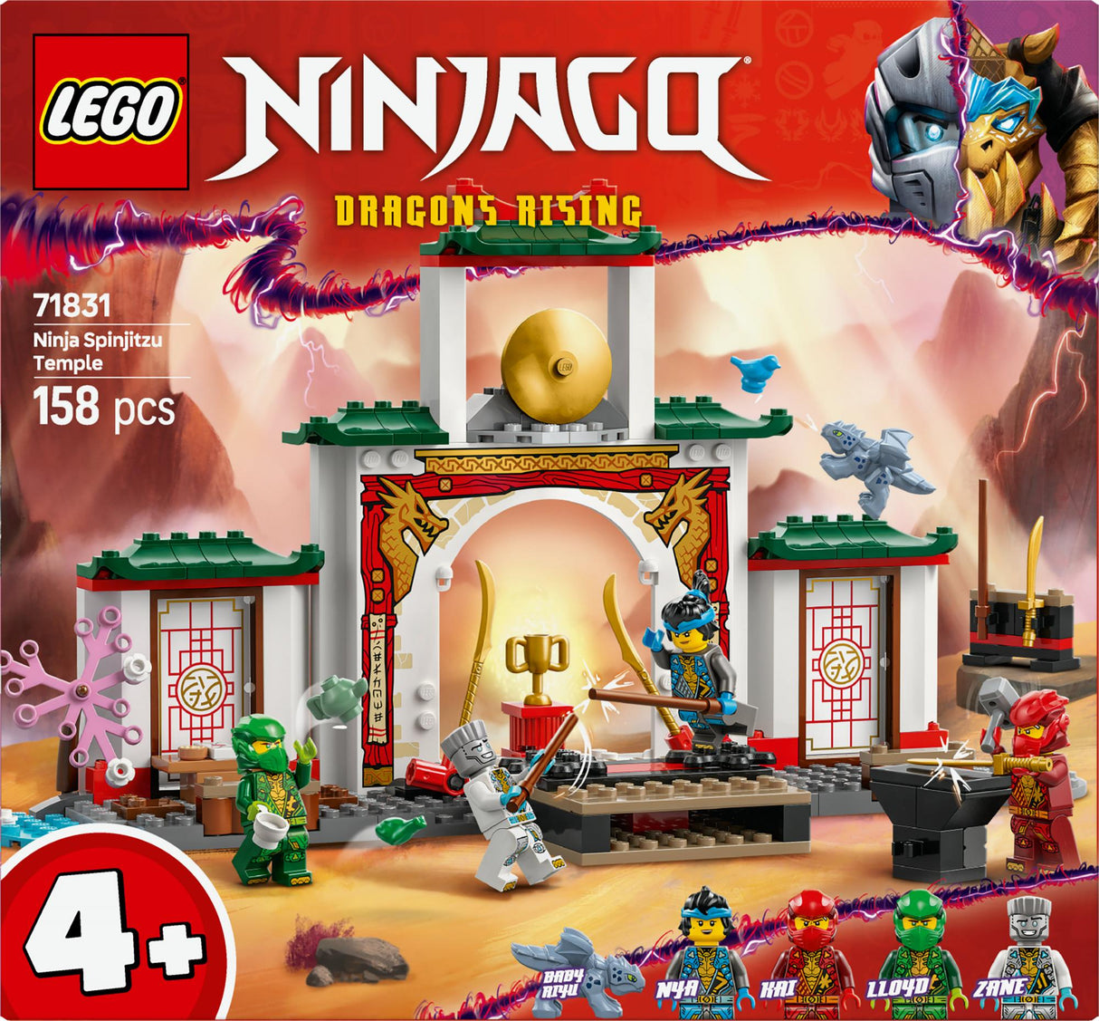 LEGO 71831 Ninjago Spinjitzu Ninja Temple LEGO