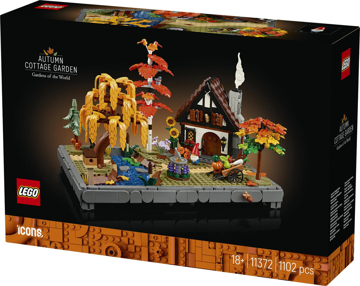 LEGO - Icons - Autumn Cottage Garden (11372). LEGO