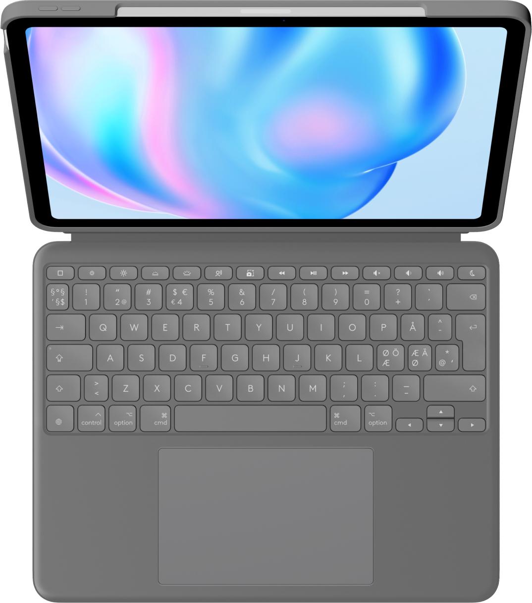 Logitech - Combo Touch for iPad Air 13-inch (M2) - OXFORD GREY - PAN - NORDIC Logitech