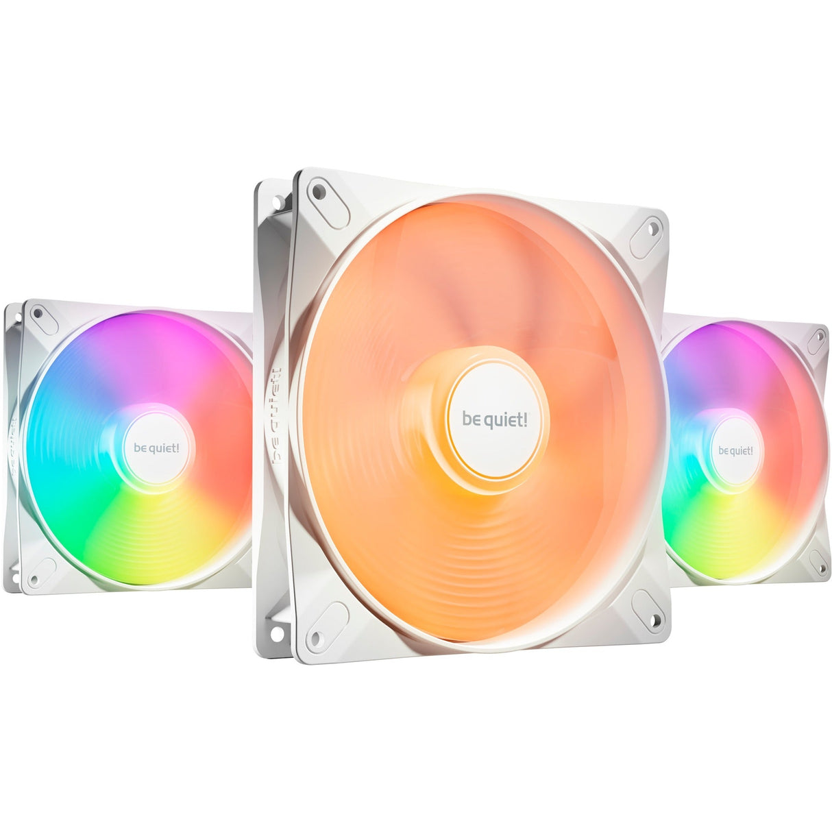 Be quiet Light Wings LX 140mm PWM White Triple Pack (white, pack of 3, 140 mm) Be quiet