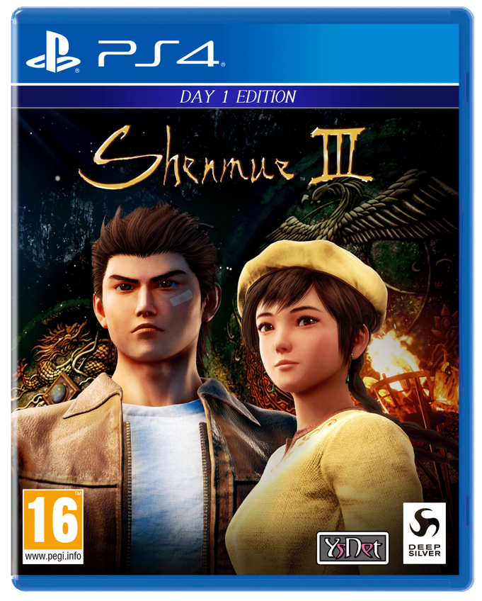 Shenmue III (3) – PlayStation 4 – spilomslag