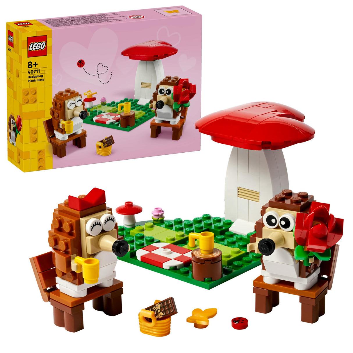 LEGO 40711 Iconic Hedgehog and her Picnic Date LEGO