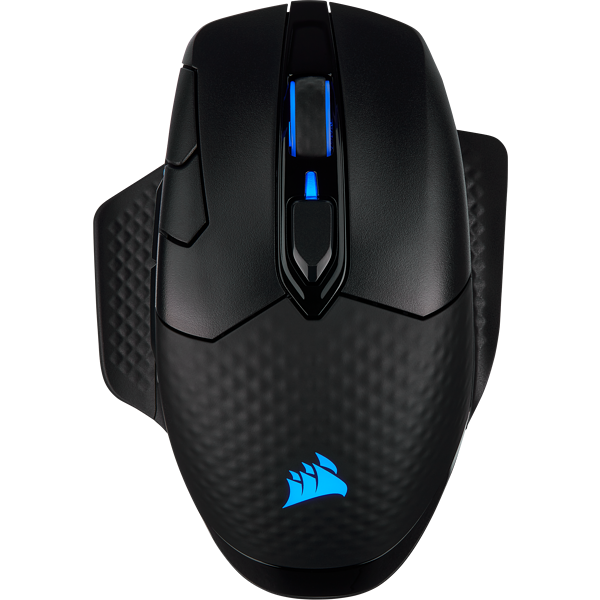CORSAIR Gaming DARK CORE RGB PRO optisches kabelloses Kabel schwarz
