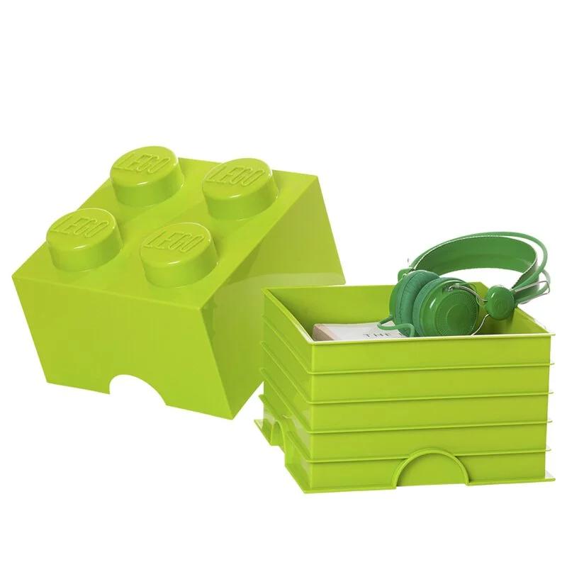 Room Copenhagen LEGO Storage Brick 4 light green - RC40031220 Room Copenhagen