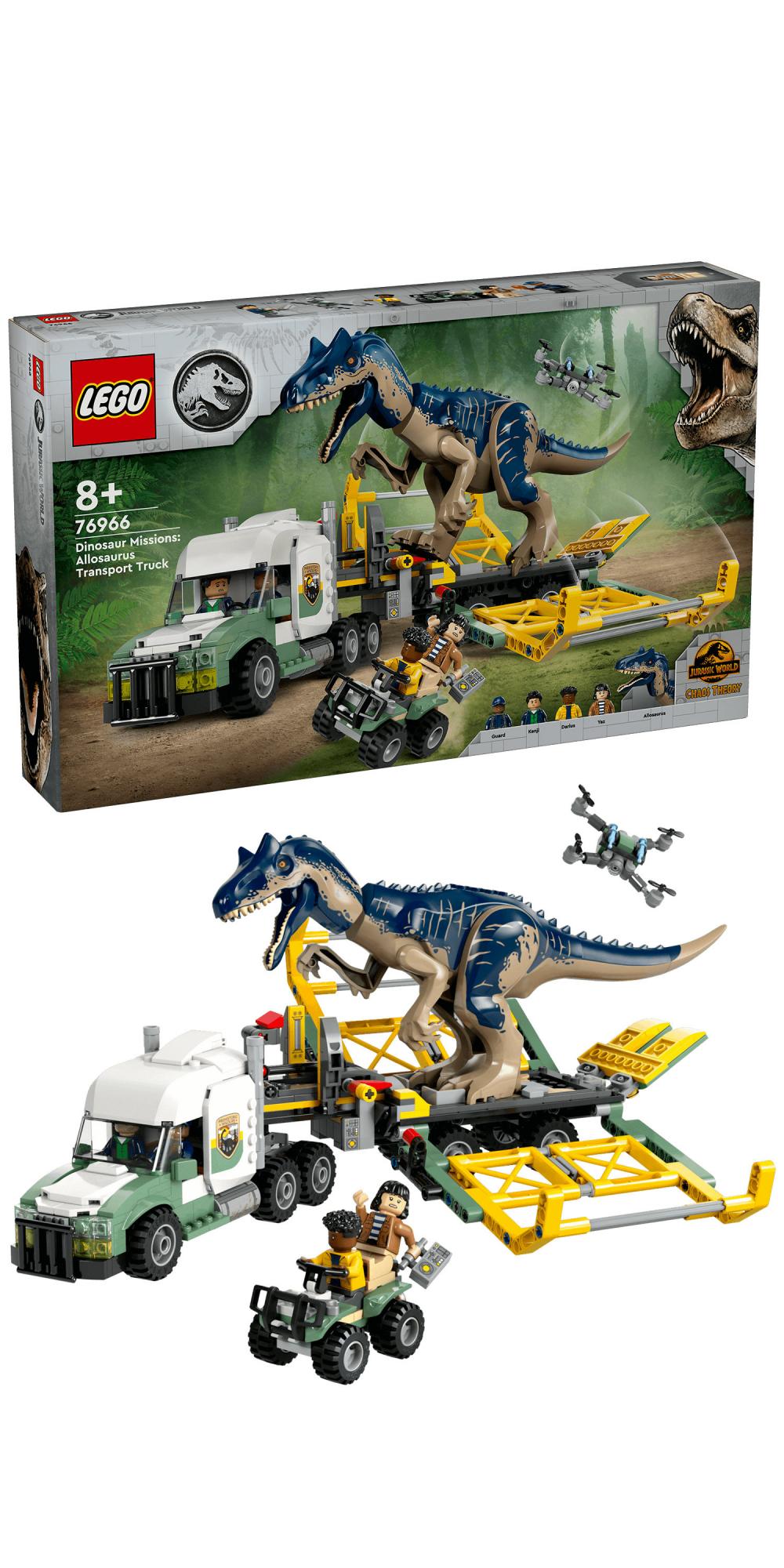 LEGO 76966 Jurassic World Dinosaur Missions: Allosaurus Transporter LEGO