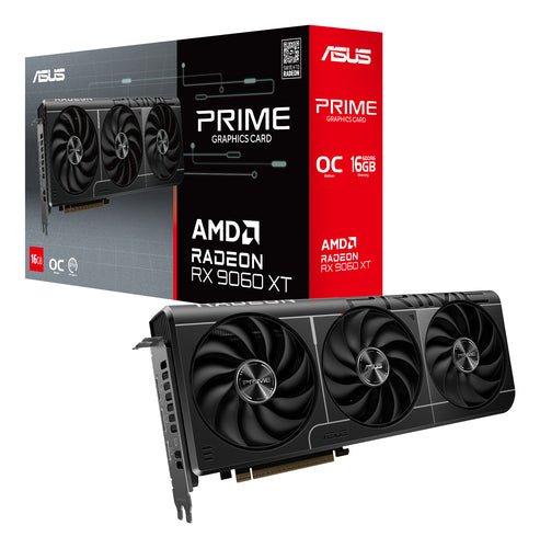 ASUS Radeon RX 9060 XT PRIME OC 16GB – Sort