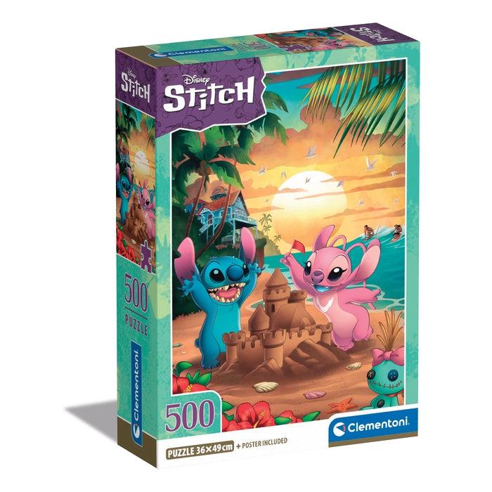 Clementoni - Puzzle HQC Disney Stitch, 500 pcs (I-35547) Clementoni