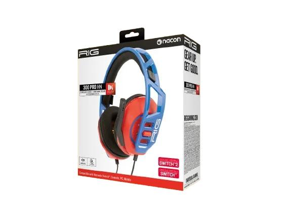 NACON - RIG HEADPHONES 300 PRO HN RED BULE - SWITCH 2 Nacon
