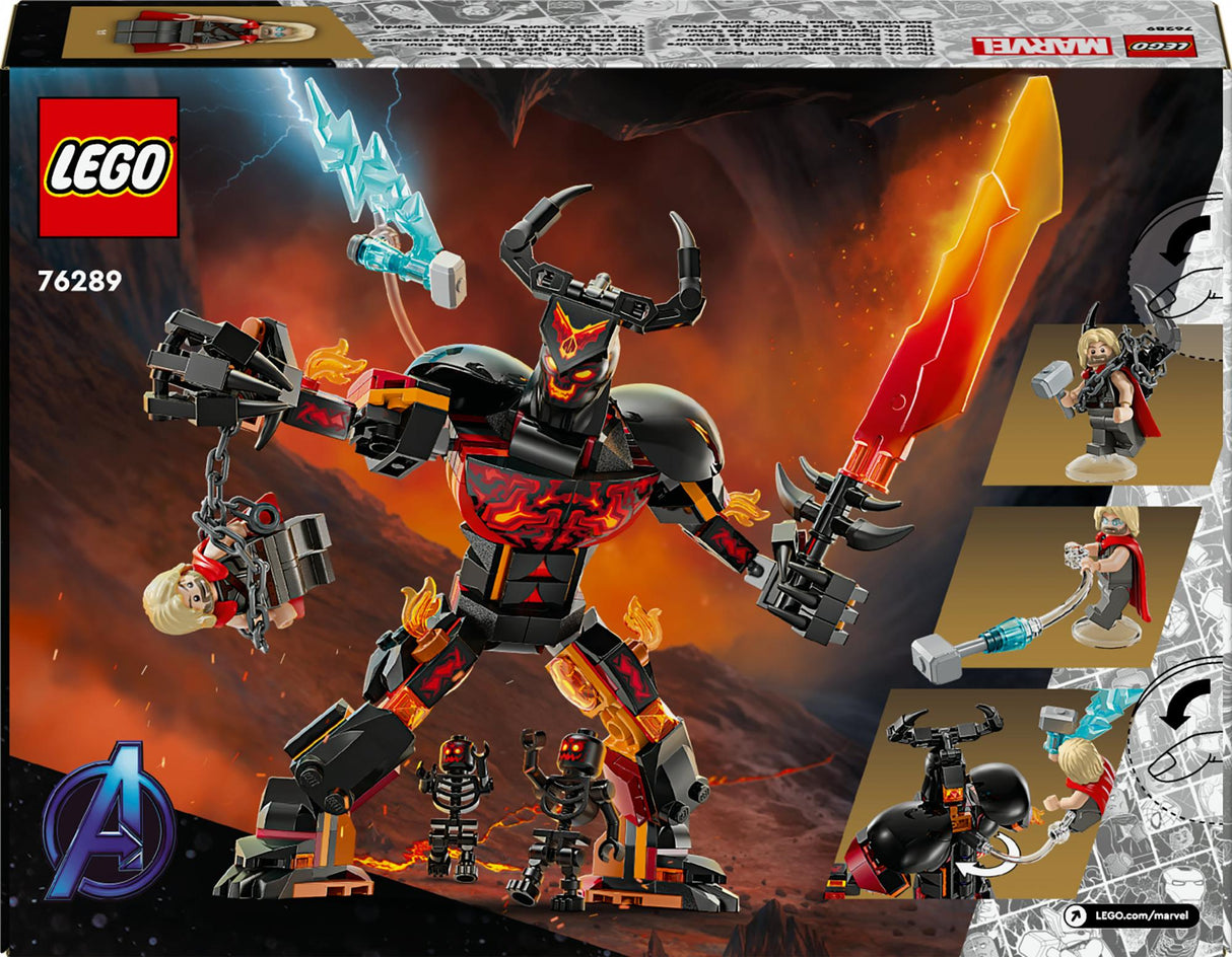 LEGO - Super Heroes - Thor vs. Surtur Construction Figure (76289.) LEGO