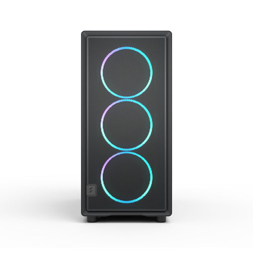 Midi Epoch XL Black TG RGB Light tint Fractal design
