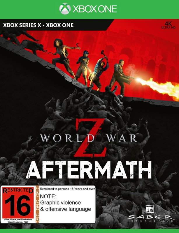 World War Z: Aftermath – australsk import – Xbox One / Xbox Series X – forside