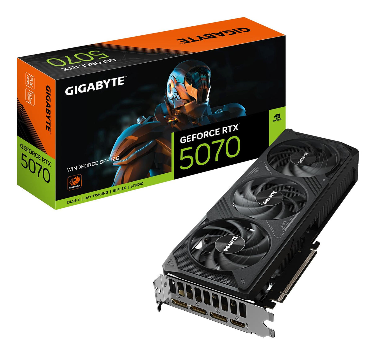 GK Gigabyte GeForce RTX 5070 WindForce 3 12GB Gigabyte