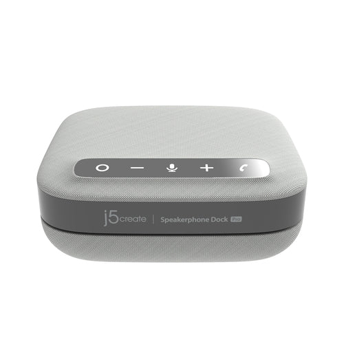 j5create JCDS337-N – USB-C-dock med speakerphone – Højttalerside med betjening