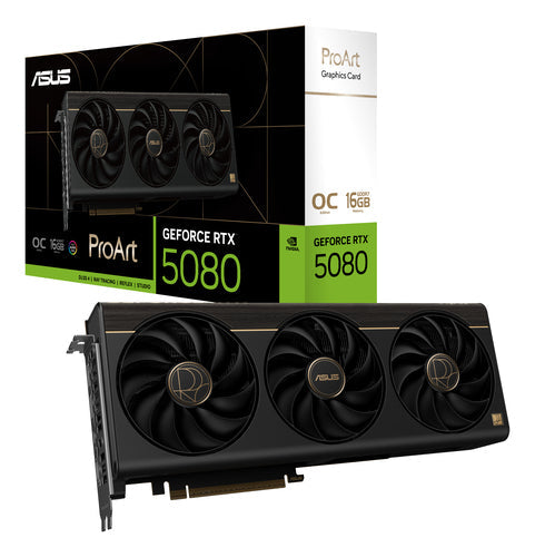 ASUS ProArt -RTX5080-O16G – vist i en samlet opsætning