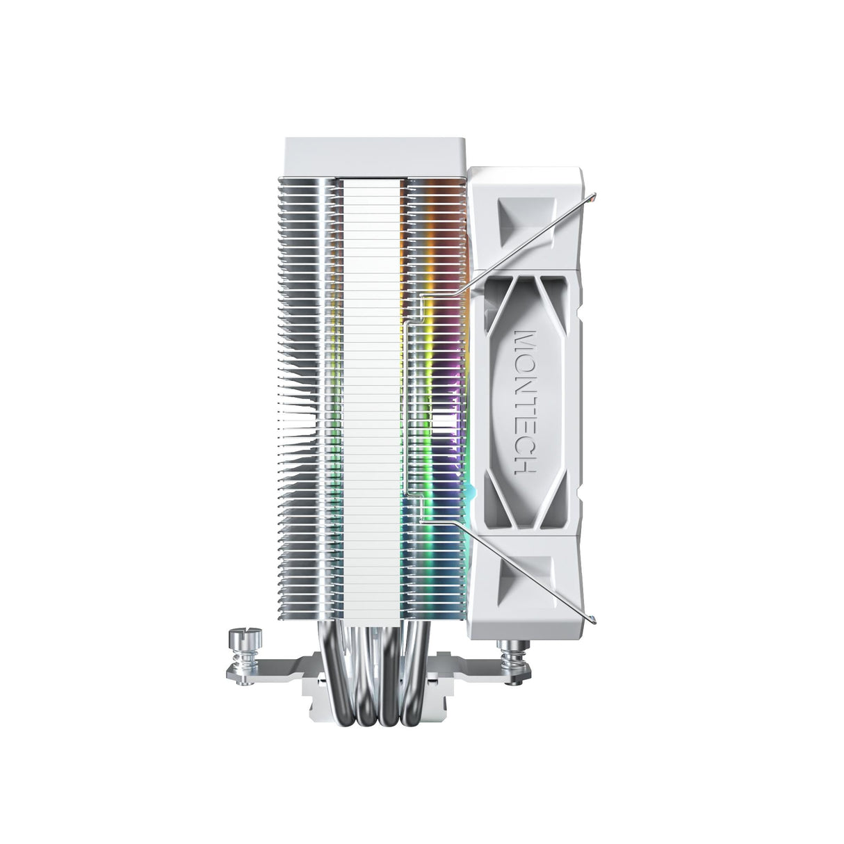 Montech NX400 ARGB, single tower, 4 HP CPU Cooler, White Telon Technology Co Ltd (Montech)